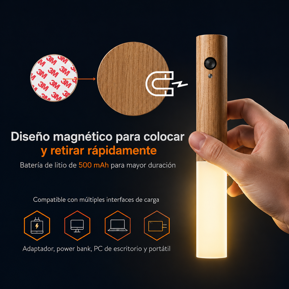 LumiStick™ – Lámpara Sensor Magnética