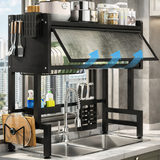 DryShield Max – Escurridor de Platos con Tapa 2 Niveles