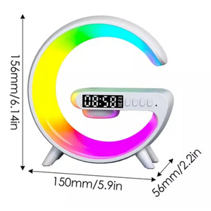 SmartGlow G63 – Lámpara 3 en 1 con Parlante y Cargador Inalámbrico