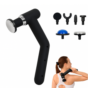 PowerRelax – Pistola de Masaje Muscular con Extensor de Alcance