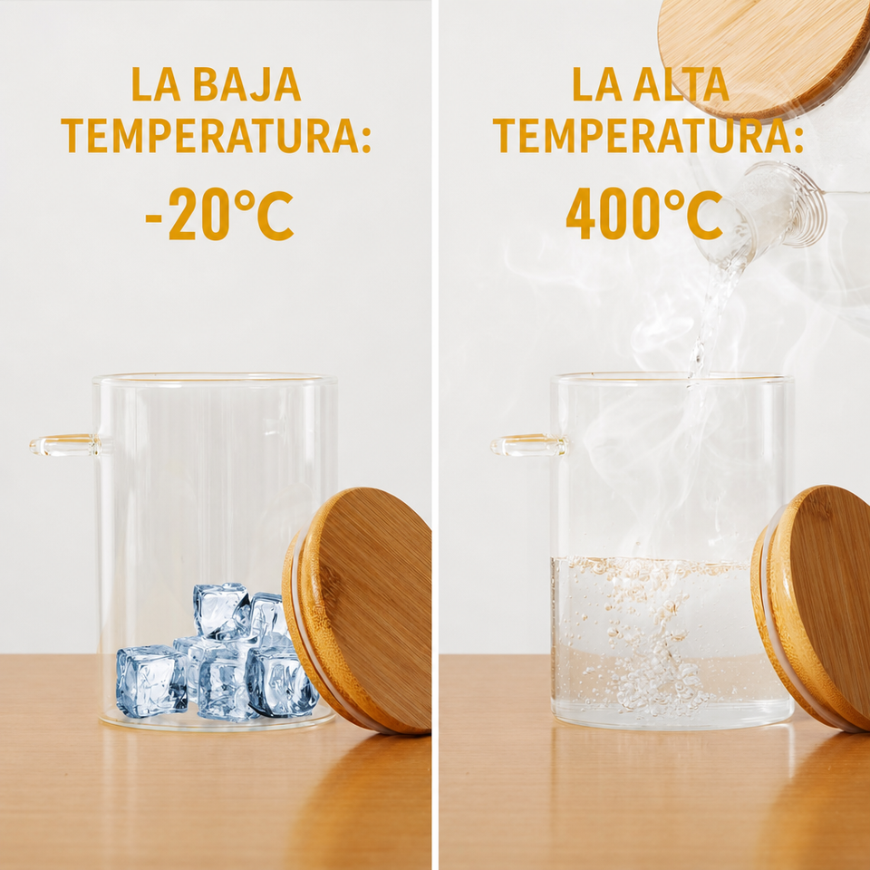FreshSeal — Frasco de Vidrio con Tapa de Bambú y Cuchara
