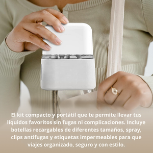 TravelSafe – Kit de Botellas Portátiles Antifugas