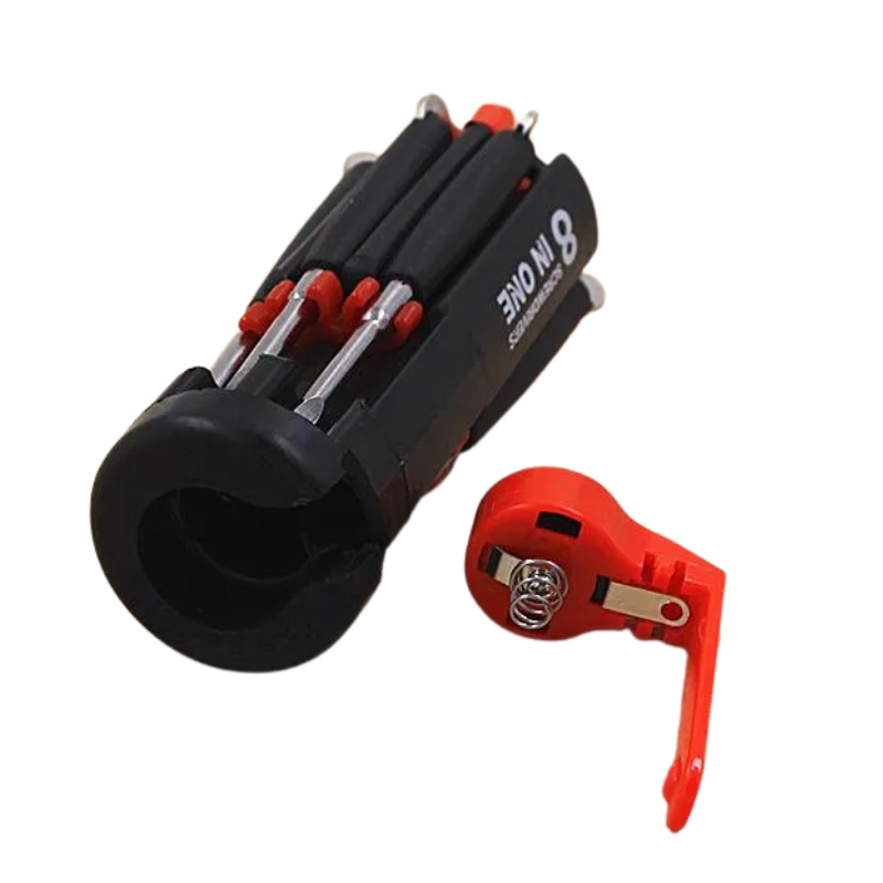 ToolBright 8 en 1 – Destornillador Multifuncional con Linterna
