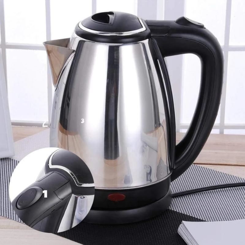 SteelBoil – Tetera Eléctrica de Acero Inoxidable