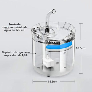 HydraPaw™ – Fuente de Agua para Gatos