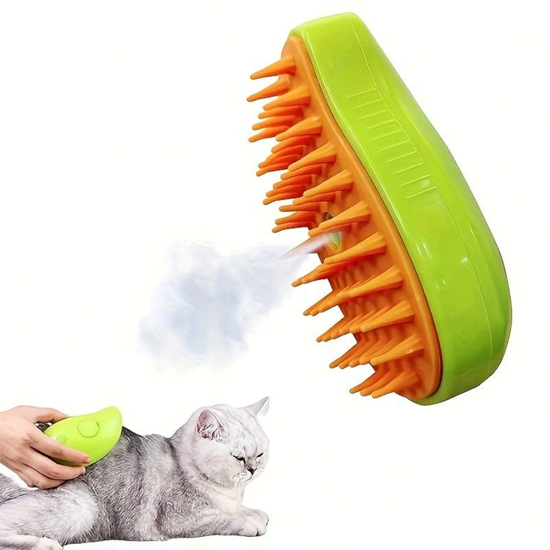 PetSteam 3 en 1 – Cepillo de Vapor para Mascotas